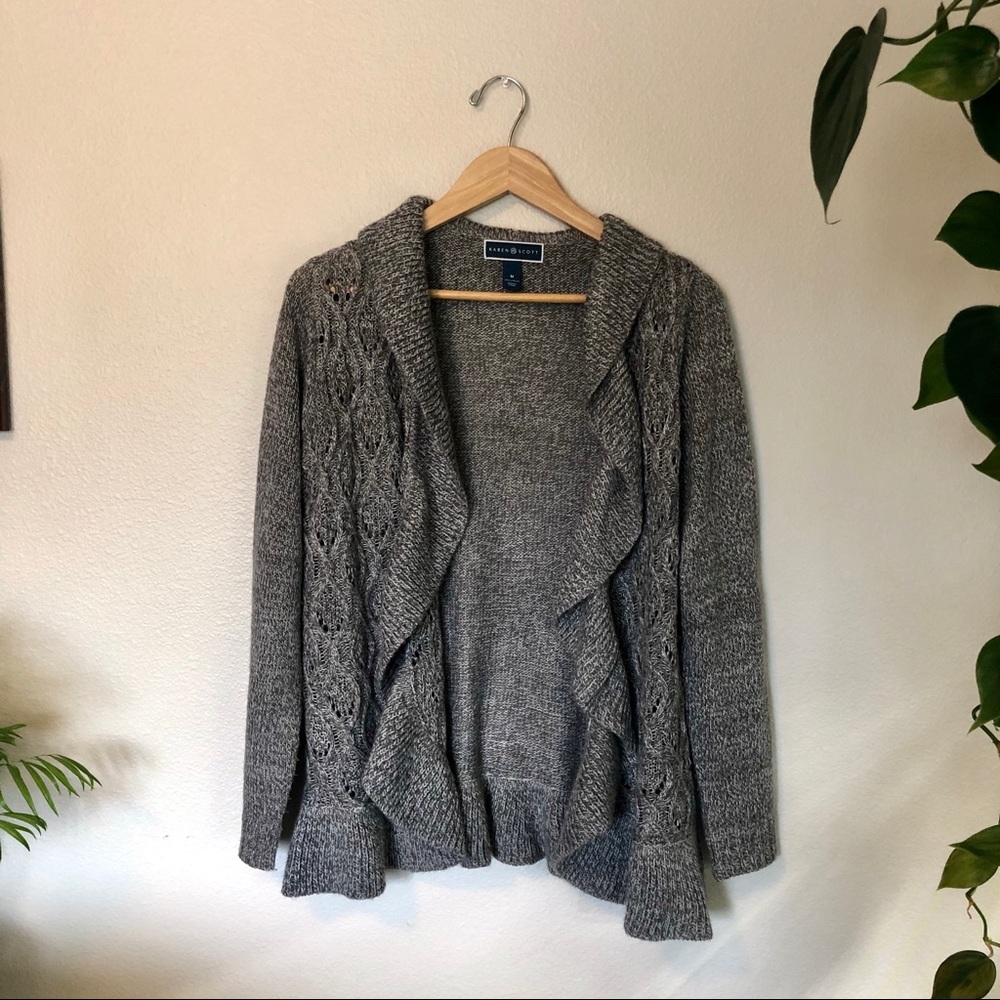 Karen Scott flowy knit sweater